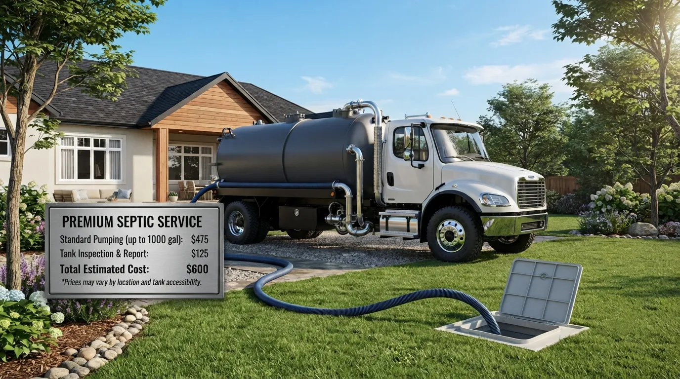 Septic Tank Pumping Cost in Livonia, MI